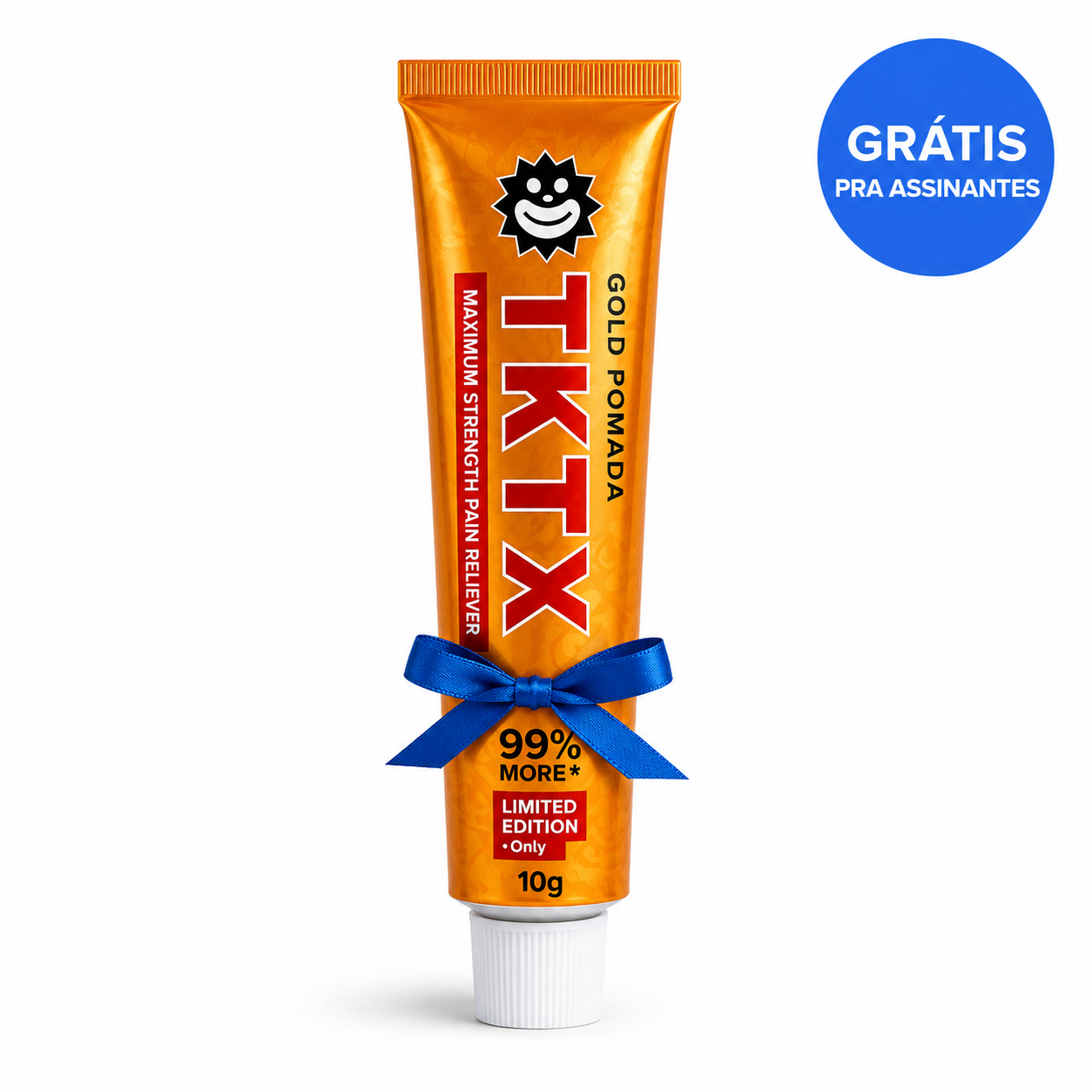 Pomada TKTX Gold de boas-vindas — Grátis pra assinantes