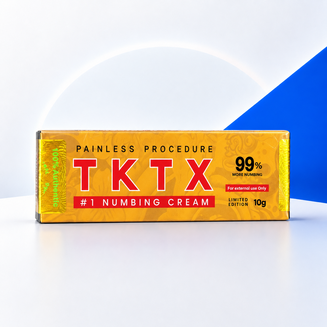 TKTX Gold 99% — tubo de alumínio